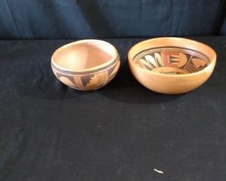 Native American Pottery Bowls