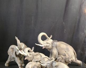 Porcelain Elephants  Andrea by Sadek
