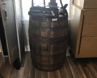 Barrel... might be a KY bourbon barrel? 