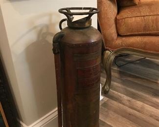 Antique fire extinguisher