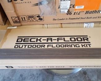 Deck-A-Floor Outdoor Flooring Kit Walnut 4.32 SF