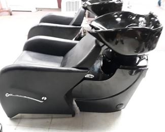 Shampoo Station with Chair and Sink