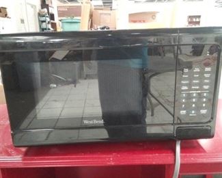 Black West Bend Countertop Microwave