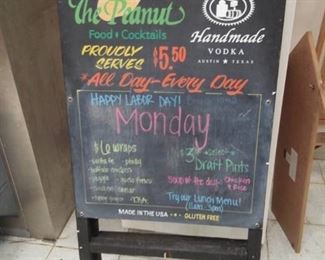 Chalkboard Easel Stand Sidewalk Sign