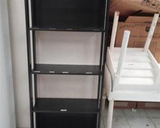 Black Merchandising Shelves