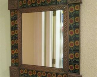 Painted & Embellished Wall Mirror
