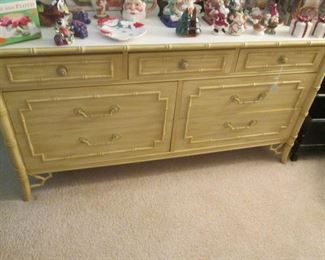 Bamboo-Style 7-Drawer Dresser by Thomasville