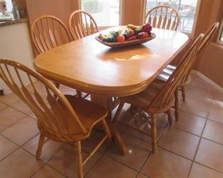 Dinette Table/6-Chairs, 72" X 42"