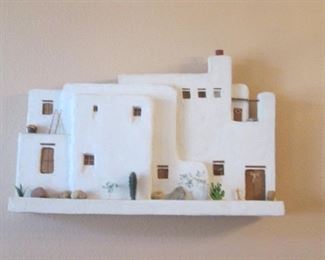 3-Wall Mount Pueblos, Sold Separately, 41" X 27"