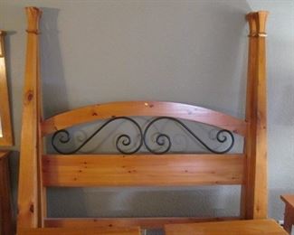 Queen Headboard, Footboard & Rails