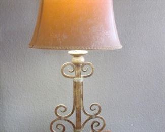 Table Lamp, Metal Base