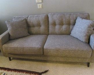 Tailored Sofa with Button-Tufting