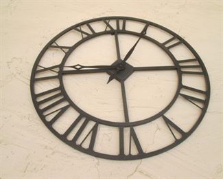 Metal Wall-Mount Clock