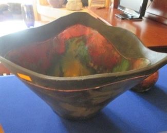 Sculpted Bowl, Rich Colors
