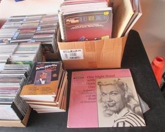CD's, Older Records & Music Books
