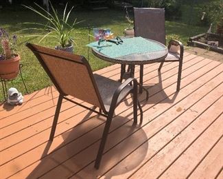 patio set small bistro table 