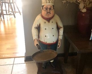 chef large statue