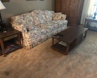 floral sofa  coffee table set