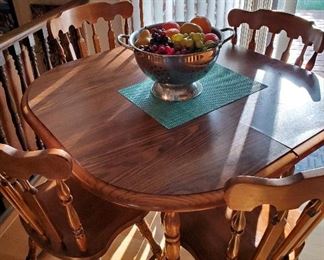 oak dinette set