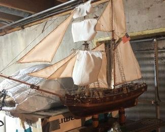 huge model ship