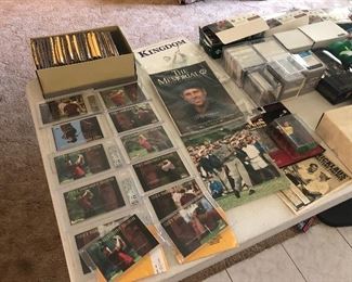Tiger woods golf cards collection 