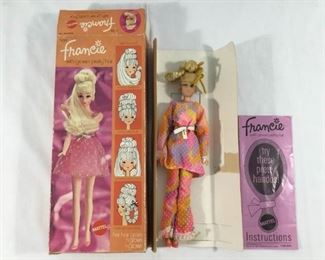 Vintage 1970 New in Box - ''Francie with growin' Pretty hair'' Doll by Mattel https://ctbids.com/#!/description/share/236143