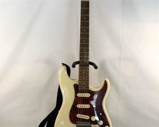 2009 ''Squier-Strat'' Guitar by Fender w/ Strap https://ctbids.com/#!/description/share/236146