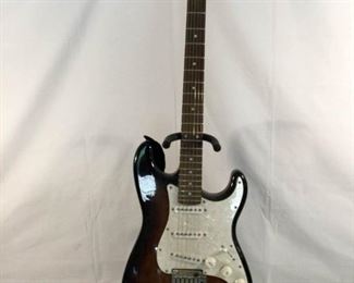 ''Squier Stratocaster'' Guitar by Fender with Strap https://ctbids.com/#!/description/share/236153