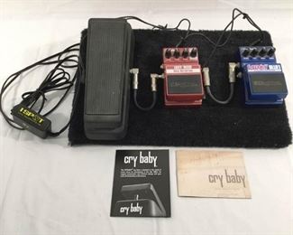 Electric Guitar Pedals, CGB-95 Cry Baby Wah-Wah, Hot Rod, & Screamin Blues by Digitech (3Pcs) https://ctbids.com/#!/description/share/236157