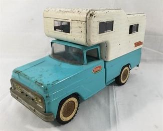 Vintage 1960's Tonka Toy Truck with Camper https://ctbids.com/#!/description/share/236170