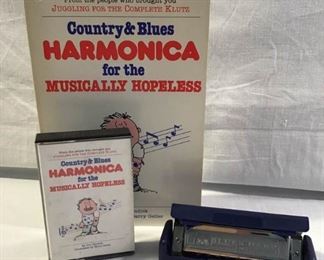 Blues Harp MS Harmonica & Book/Cassette Tape Set https://ctbids.com/#!/description/share/236196