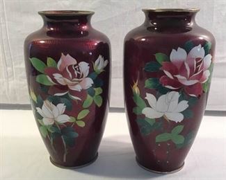 Vintage Cloisonné Japanese Vases https://ctbids.com/#!/description/share/236197