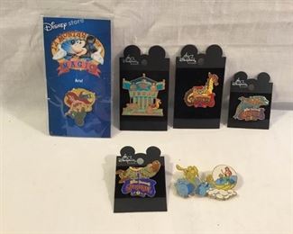 Disney The Little Mermaid Themed Pins 6 Piece https://ctbids.com/#!/description/share/236225