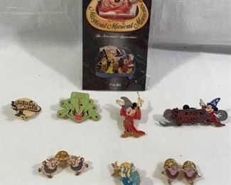 Disney Fantasia Themed Pins 8 Piece https://ctbids.com/#!/description/share/236227