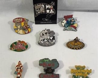 Disney Vintage Films Pins 9 Piece https://ctbids.com/#!/description/share/236228
