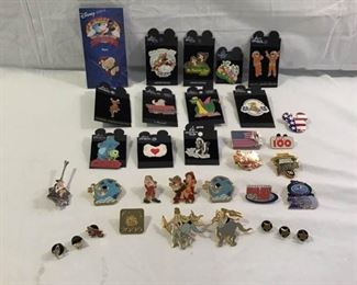 Variety of Disney Pins 32 Piece https://ctbids.com/#!/description/share/236240