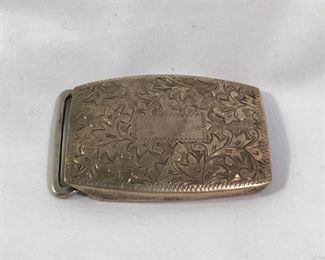 950 Silver Vintage Belt Buckle https://ctbids.com/#!/description/share/236297