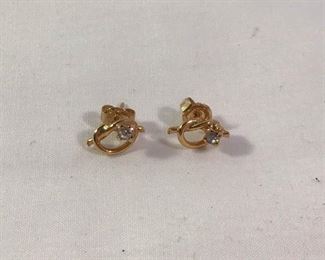 14K Love Knots Earrings https://ctbids.com/#!/description/share/236312