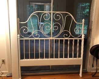 Full size bed headboard and footboard .