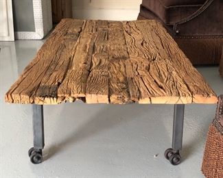 Rustic coffee table