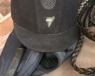 The IRH helmet is certified for Hunter show safety. None of the helmets for sale have ever taken a riser fall. Typically . This one is four years old.