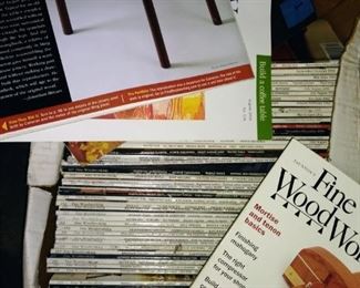 Wood Work - Wood Working  -Wood project  Magazines . and books Around 120 magazines and around a dozen books 
