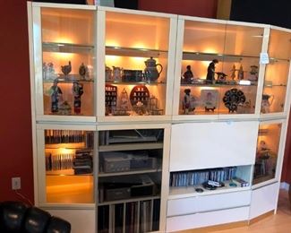 Lacquer display unit