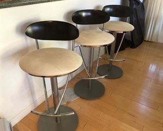 Bentwood back bar stools