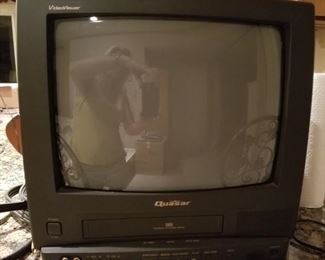 TV with video player & remote