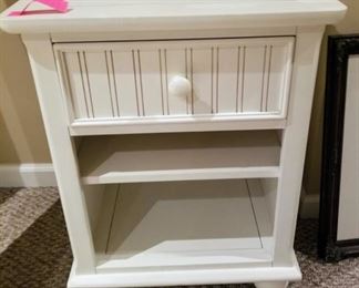 Complete White Bedroom Set. Twin Head and Footboard, Side Rails, Dresser with Mirror, Night Stand, Desk with Hutch and Armoire.