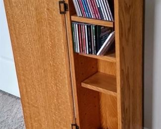 Oak Pedestal with Storage Inside