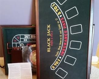 Three Games in One for Your Game Nights. Also have a Poker set.
