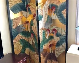 2-Sided Painted Room Divider- $675 - (4 Panels @ 16W each 72H)