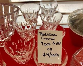 Crystal Red Wine Glasses